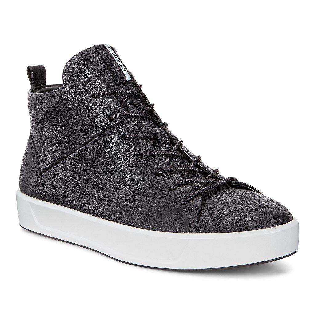 Ecco Soft 8 Womens Sneakers In Black Outlet - India ZXQ-459307